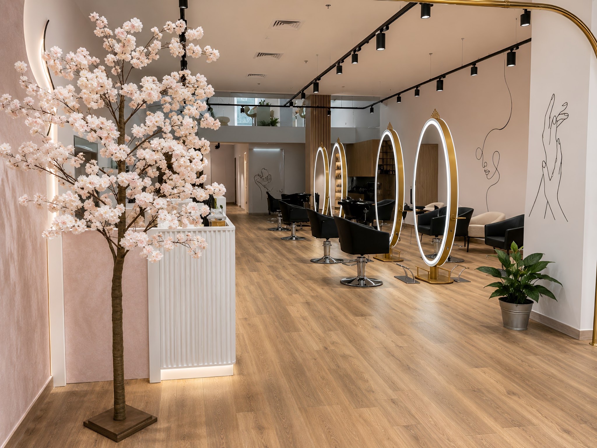 Renovatie en afbouw van een salon